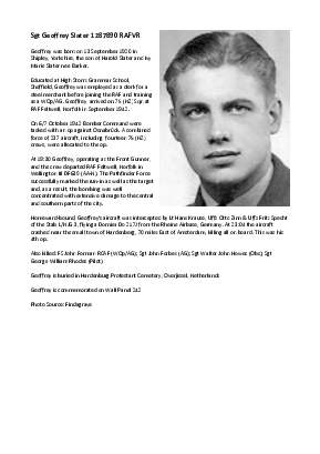 A preview of a PDF biography for Slater, Geoffrey